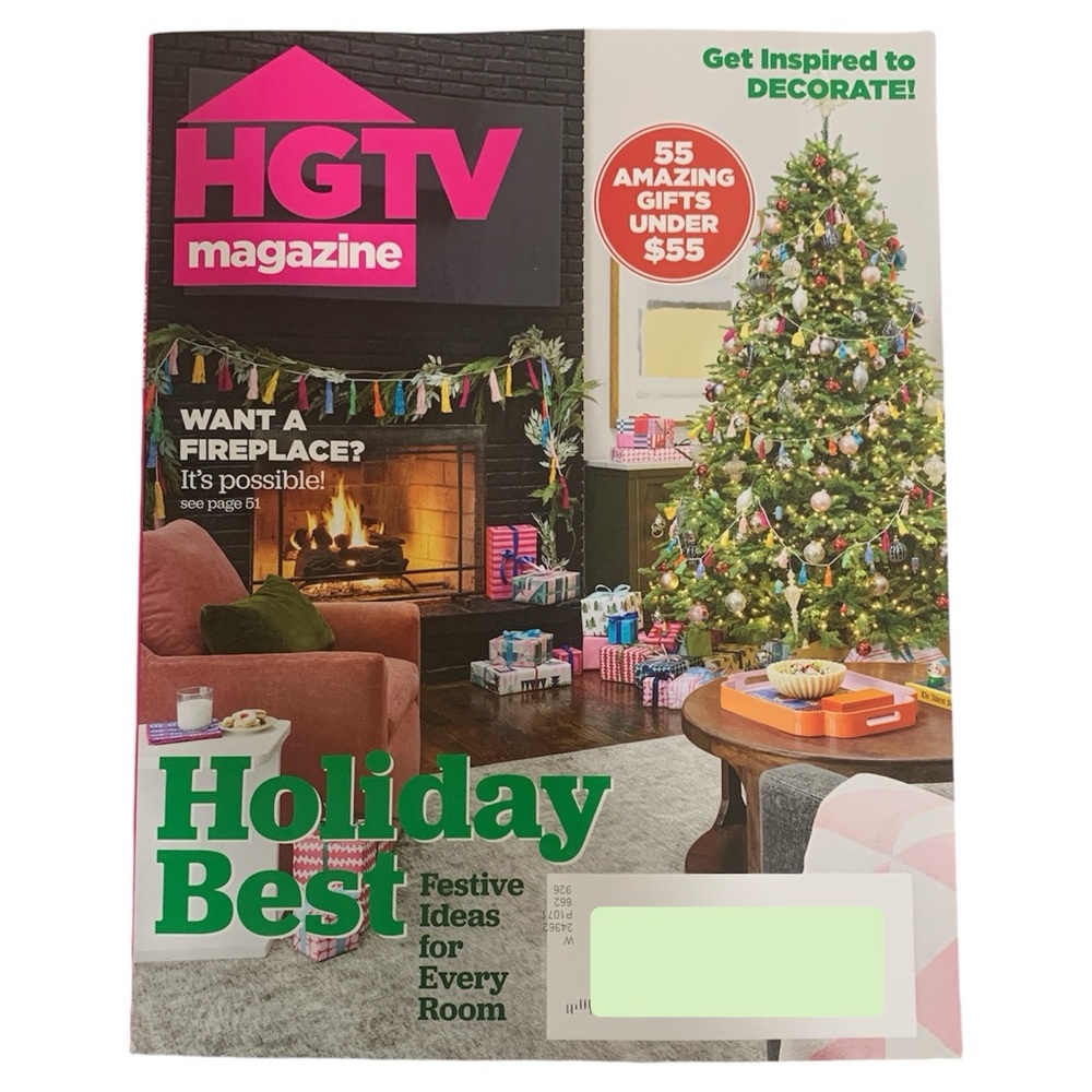 HGTV Magazine November December 2024 Holiday Best Festive Ideas For Every Room
